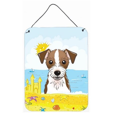 Carolines Treasures Jack Russell Terrier Summer Beach Wall or Door Hanging Prints BB2070DS1216